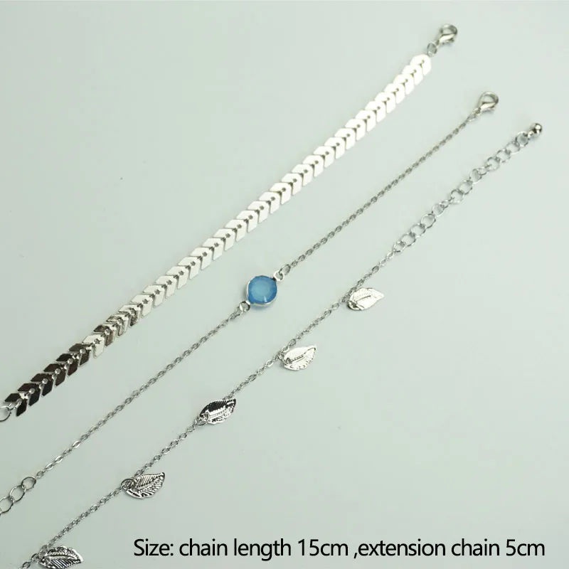 M & G Многослойные модные браслеты в стиле бохо простые с подвеской виде золотого