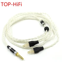 top hifi 1 25m 8core silver plated occ headphone replacement cable for sennheiser hd580 hd600 hd650 hdxxx hd660s hd58x hd6xx