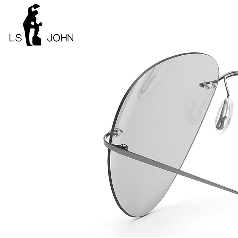 Солнцезащитные очки LS JOHN Pilot мужские и женские поляризационные без оправы из