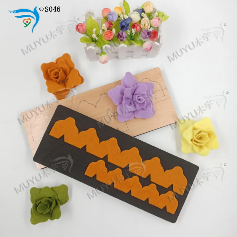 FLOWER S046/штанцевый нож новая деревянная форма Трафаретный вырубной штамп для