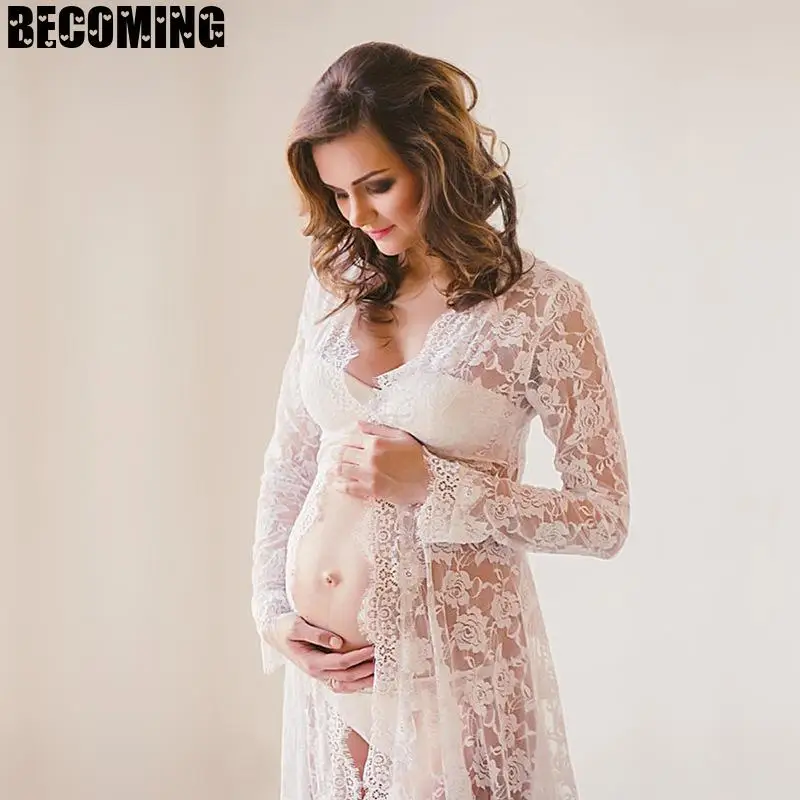 Платье для беременных фотосессии платье размера плюс одежда кружевное летнее