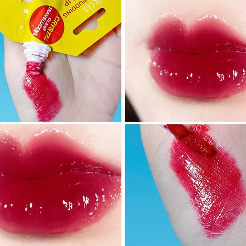 Кристальный блеск для губ желе 13 видов цветов Увлажняющий Стойкий матовый