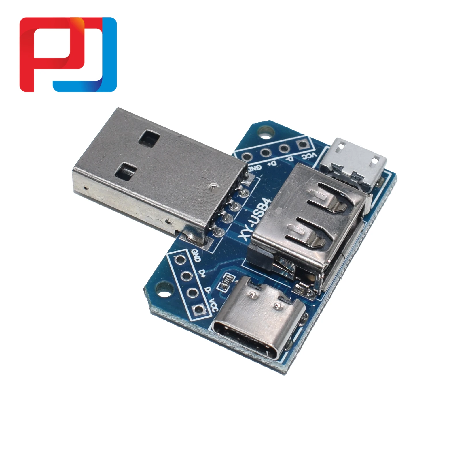 USB коммутатор Мужской Разъем к Тип-c гнездовой разъём микро-usb 2 54-4P передачи