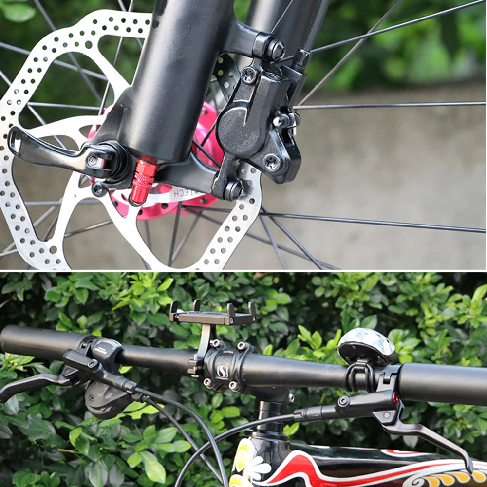 

Mountain Bike Brake Bicycle Hydraulic 160mm Disc Brake Four-piston Front Right/left Rear Brake 800/1400mm Bicycle Oil Brake