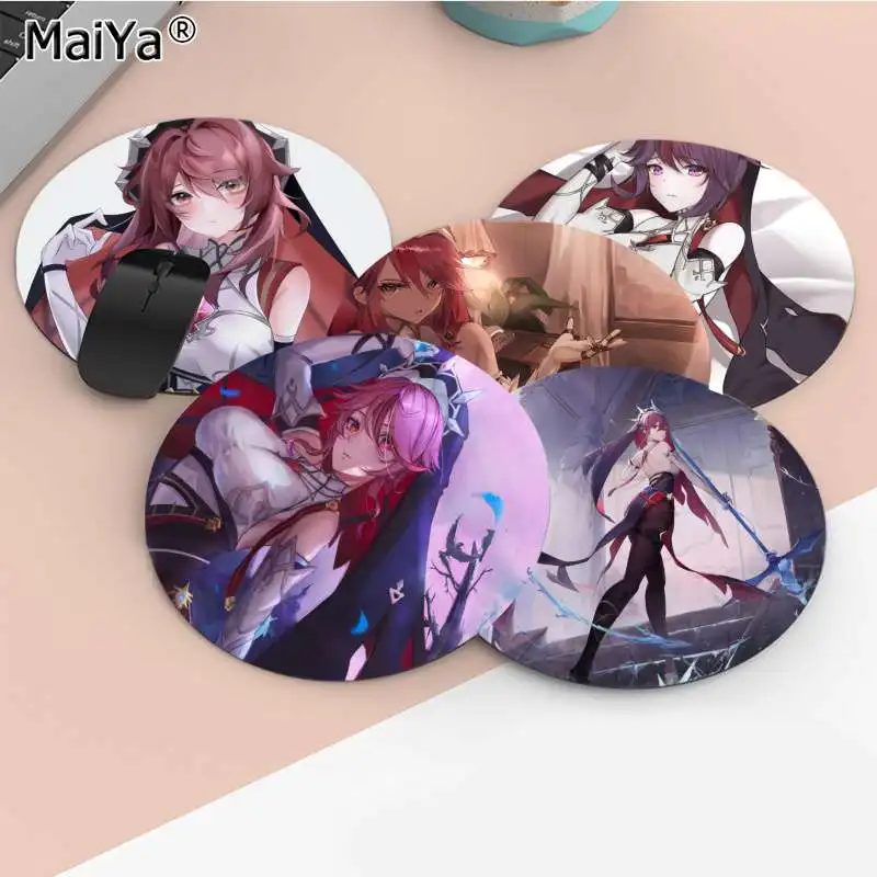 

MaiYa Boy Gift Pad Game Genshin Impact Rosaria Durable Rubber Mouse Mat Pad gaming Mousepad Rug For PC Laptop Notebook