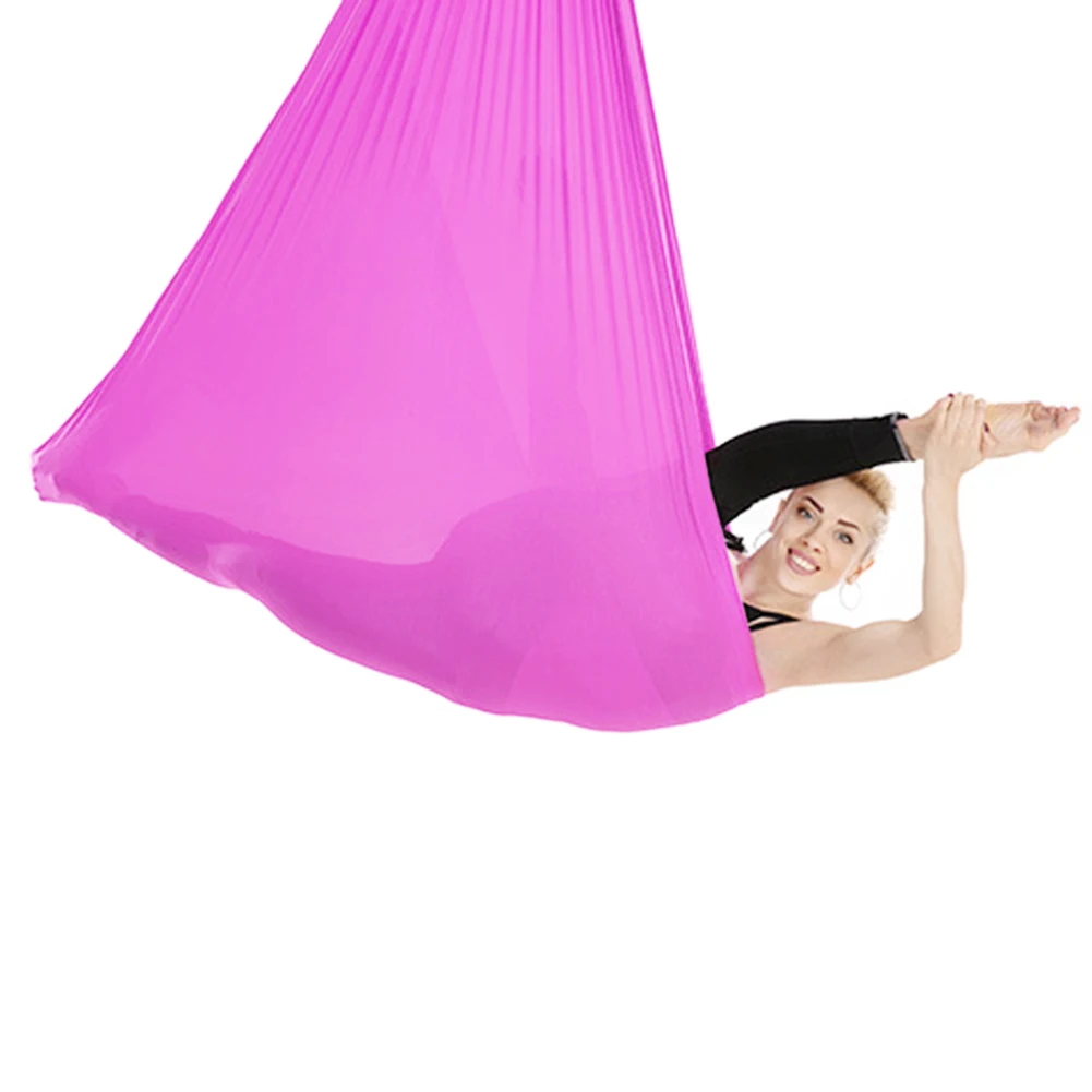 

Elastic Yoga Hammock Swing Yoga Training Fitness Anti-gravity Yoga Hammock Indoor Home Pilates Gym Exercises with Hanging Belt