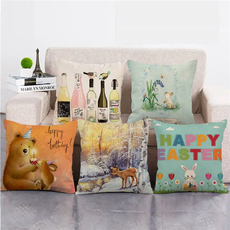 45 см * фотофоны пасхальные яйца с милым кроликом Цвет цветы постельное