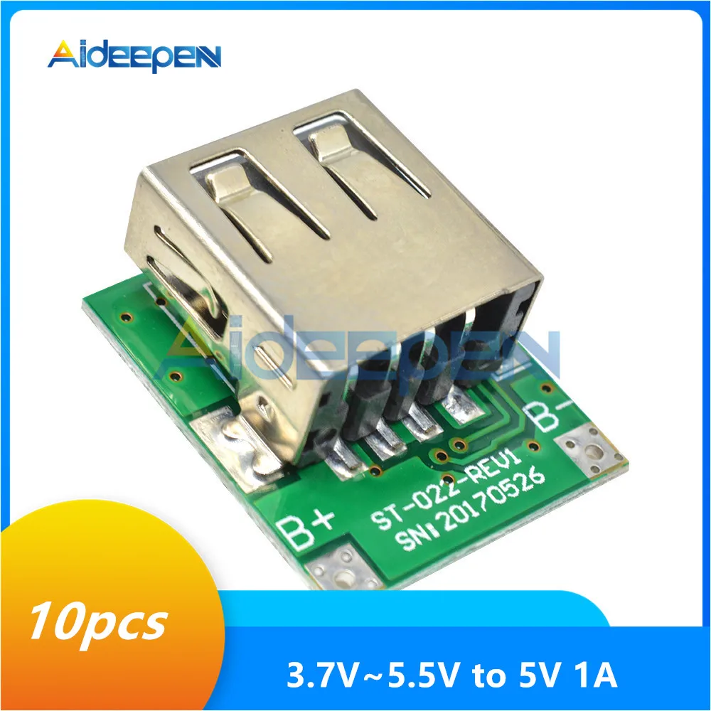 Повышающий Модуль питания постоянного тока 5 В 10 шт./лот защитная плата для