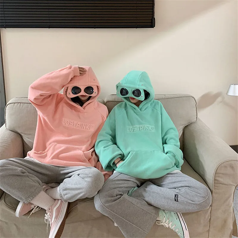 

Cool Winter Funny Hoodies Women Casual Hip Hop Gothic Sweatshirts Japan High Street Harajuku Gothic Hoodie Fashion Cute Tops