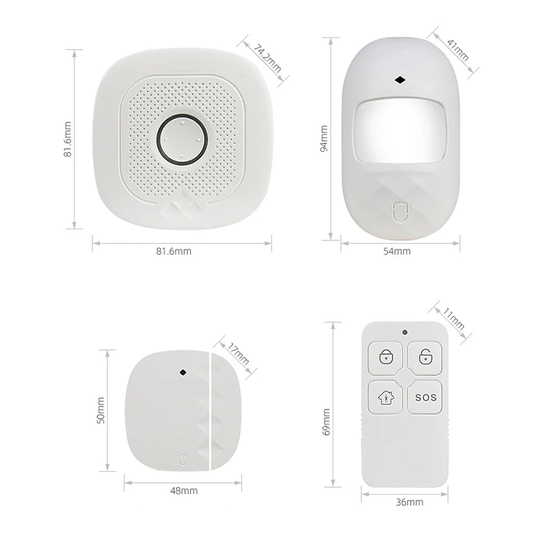 ABKK-беспроводная домашняя охранная сигнализация комплекты wifi система