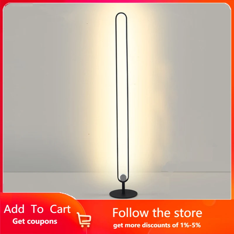 

Modern Rgb Remote Led Floor Lamps Colorful Standing Lamp For Living Room Decor Indoor Bedroom Minimalist Atmosphere Alexa Light