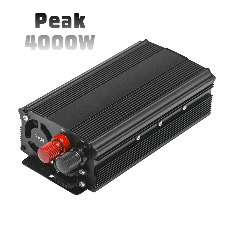 

Peak 4000W Car Inverter 12V 220V Power Voltage Transformer Converter 12V To 220V Solar Sine Wave Inverter