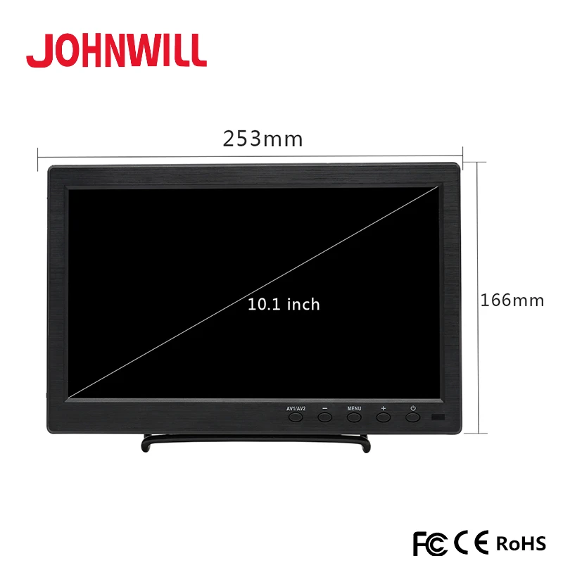 10,1 дюймов 1280x800P full view HDMI промышленный емкостный сенсорный монитор ips ЖК-экран дисплей с AV/VGA/HDMI/USB/динамик