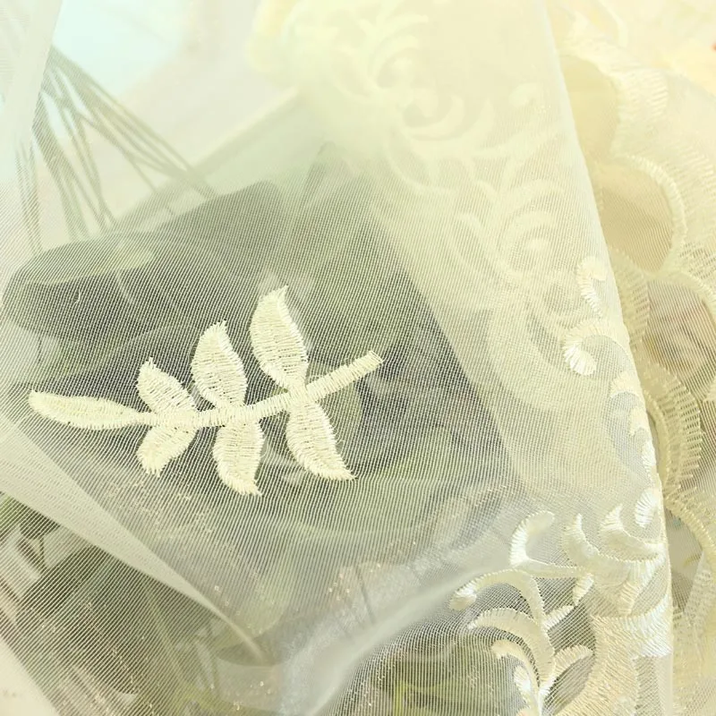 Красные занавески для гостиной бежевые тюлевые из вуали окон спальни обработки