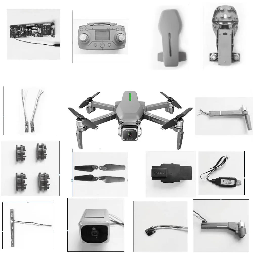 L109 GPS складной WIFI FPV 4K RC вертолет Дрон запасная часть 11 1 V 1600MAH