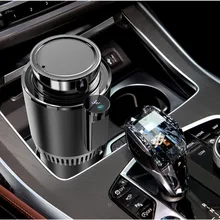 2-In-1 Smart Car Cup Warmer and Cooler Electric Coffee Warmer Beverage Cooling&Heating Mug with Temperature Display for Car Trip 2-In-1 Smart Car Cup Warmer and Cooler Electric Coffee Warmer Beverage Cooling&Heating Mug with Temperature Display for Car Trip