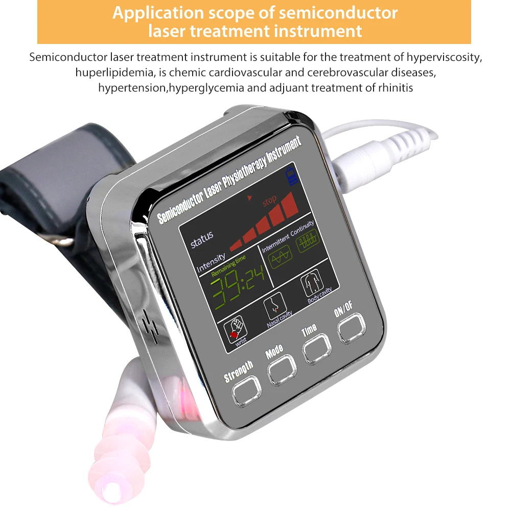 Наручные часы для лазерной физиотерапии 7/12 отверстий полупроводниковый