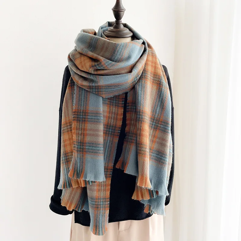 

Зимний шарф tessel, мягкие теплые шарфы из пашмины, Женская шаль, шарфы, шарфы, зимние женские шарфы