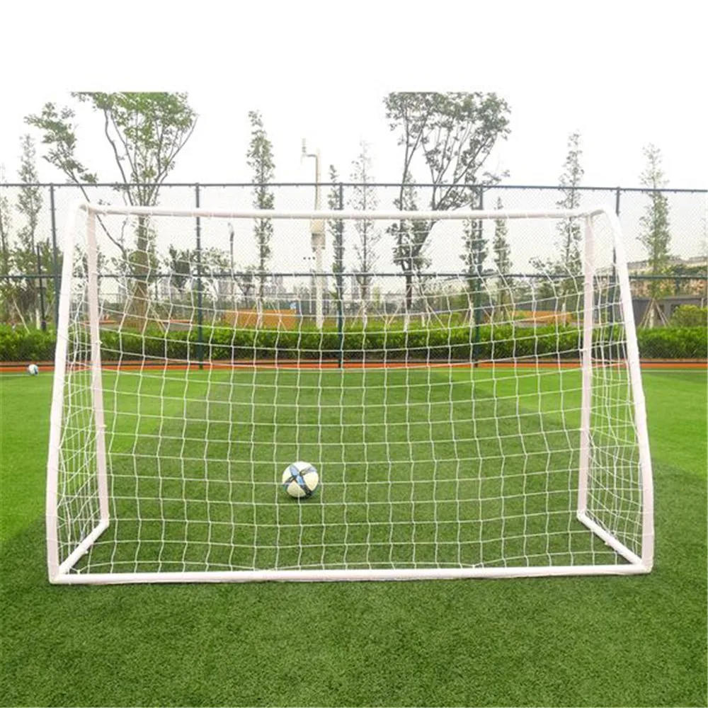 

2019 New 2.45M Professional PVC Tube Adult Children Football Goal Door Set Football Gate Outdoor Sports Toy Kids Soccer Door Set