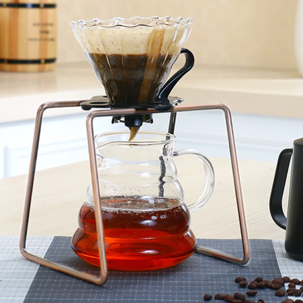 Coffee Drip Holder Metal Filter Frame Bracket Cup Supporter Standing Rack Accessory | Дом и сад