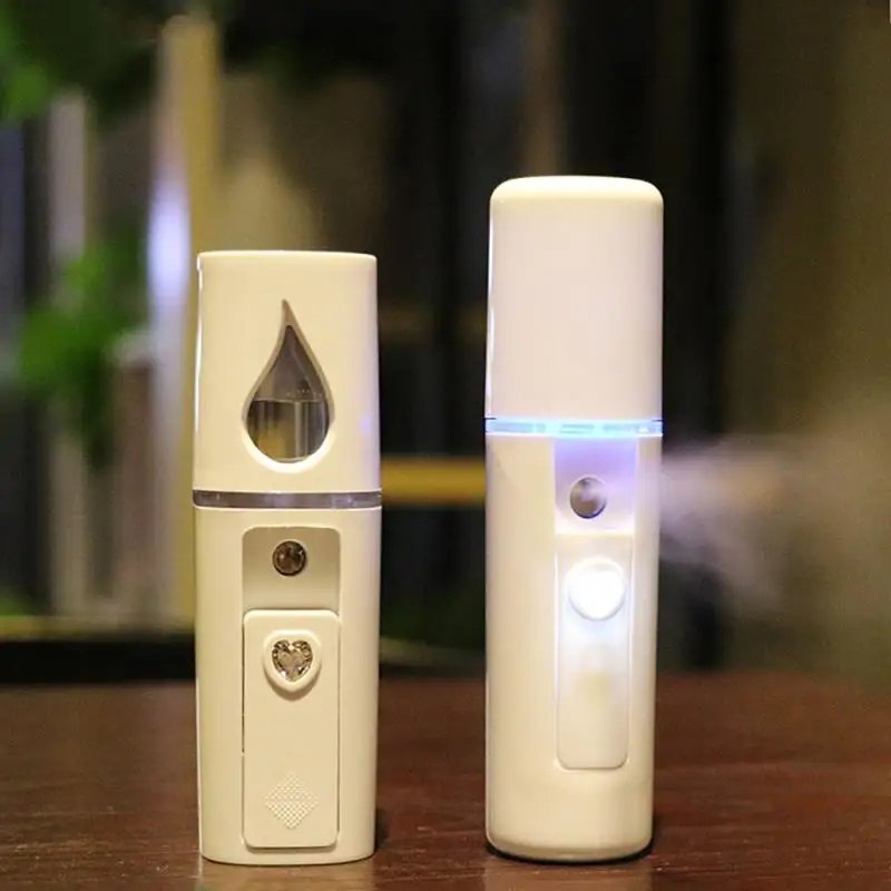 Зеркало Красота отпаривания уход за кожей лица метр зарядка через USB Портативный