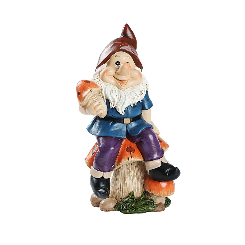 

Resin garden landscape, glass fiber reinforced plastic, fairy cartoon dwarf, courtyard garden decoration landscape sculpture