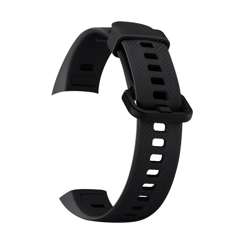 Два-Цвет мягкий силиконовый ремешок для honor band 4/5/3 спортивный ремешок пористый вентиляции Цветной браслет honor band 4 ремень