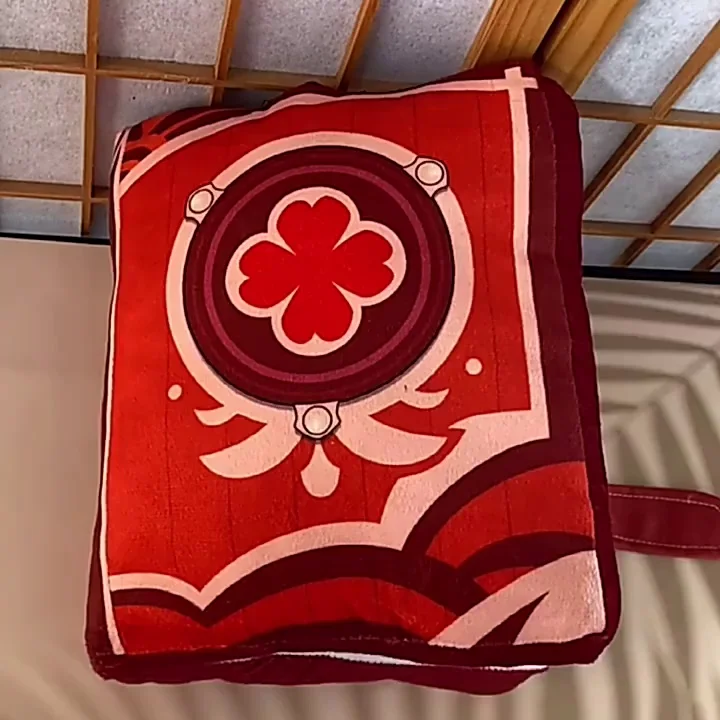 

Аниме игра Genshin ударная плюшевая подушка Klee DODOCO история книга Складная Волшебная книга модель игрушка косплей реквизит для коллекции подарок