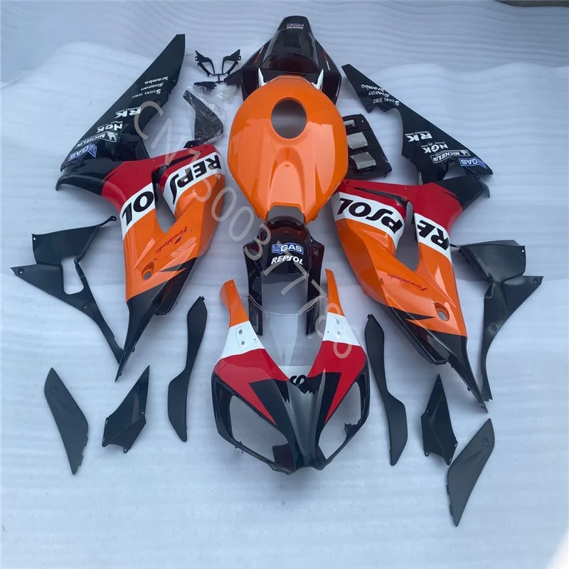 

For Honda CBR1000RR 2006 2007 motorcycle CBR1000 RR CBR 1000 RR 06-07 orange red black white plastic body fairing kit
