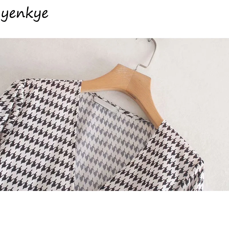 Женское винтажное лоскутное повседневное длинное платье с рисунком гусиные