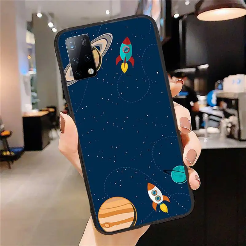 

Cartoon Cosmos Phone Case for Samsung Note 10 Plus Lite Pro 20 Ultra Cover 9 8 5 J2 J4 J5 Prime J6 J7 Fundas Coque