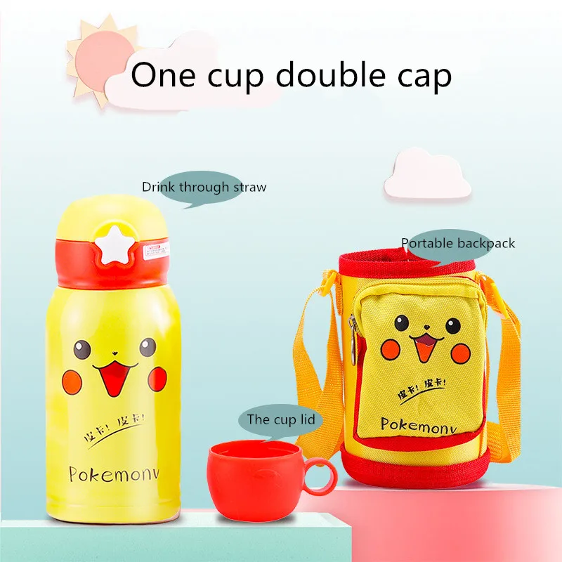 Милый детский термос бутылки из нержавеющей стали 316 уличный портативный рюкзак