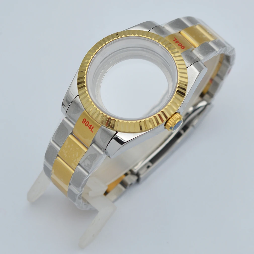 

36mm/40mm silver/gold case fit Miyota 8205 8215 DG2813 movement sapphire glass