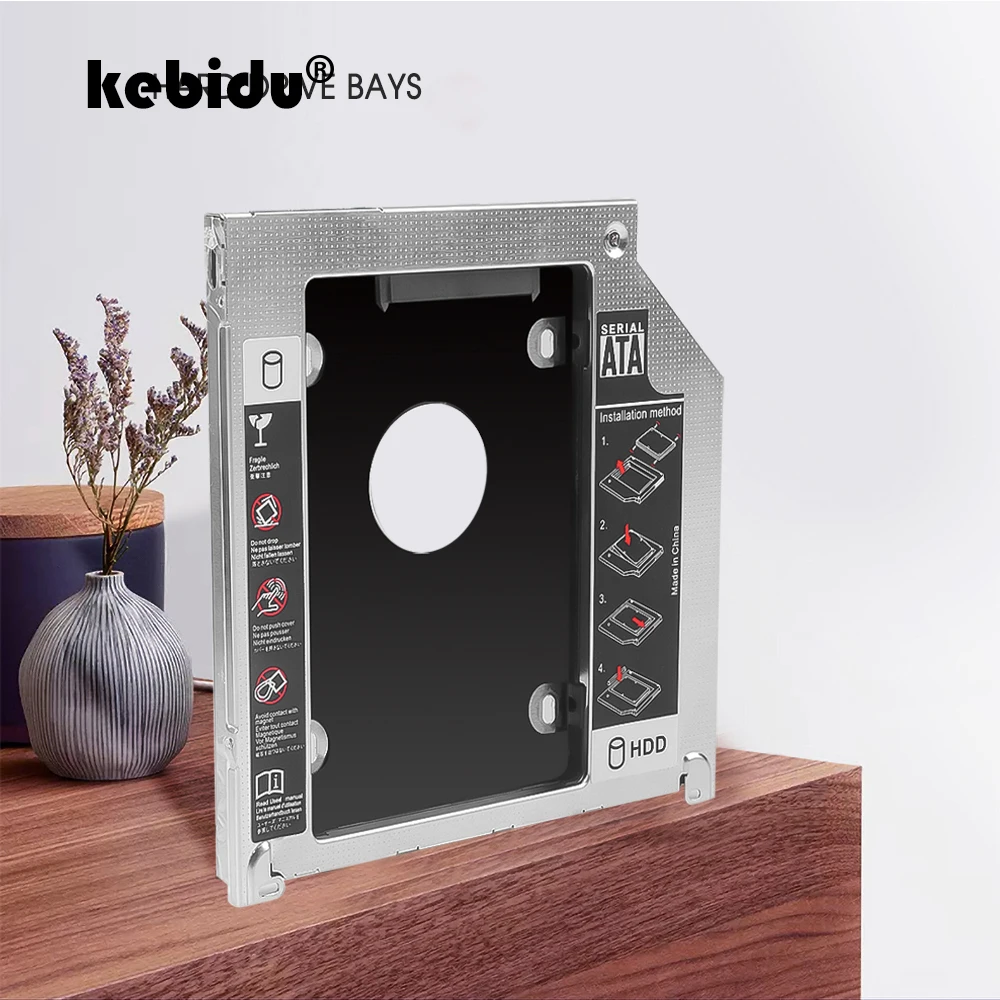 Универсальный жесткий диск kebidu 9 5 мм второй HDD Caddy 2nd SATA 3 0 2 &quotSSD корпус для Apple Macbook