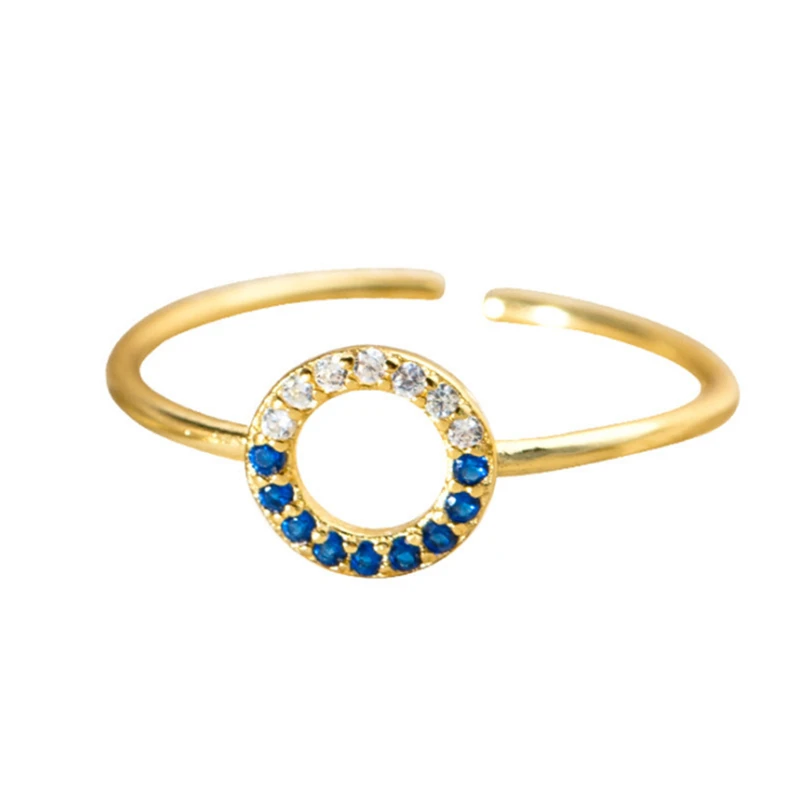 Бесплатная доставка полые Круглый зловещий глаза обручальные кольца для женщин