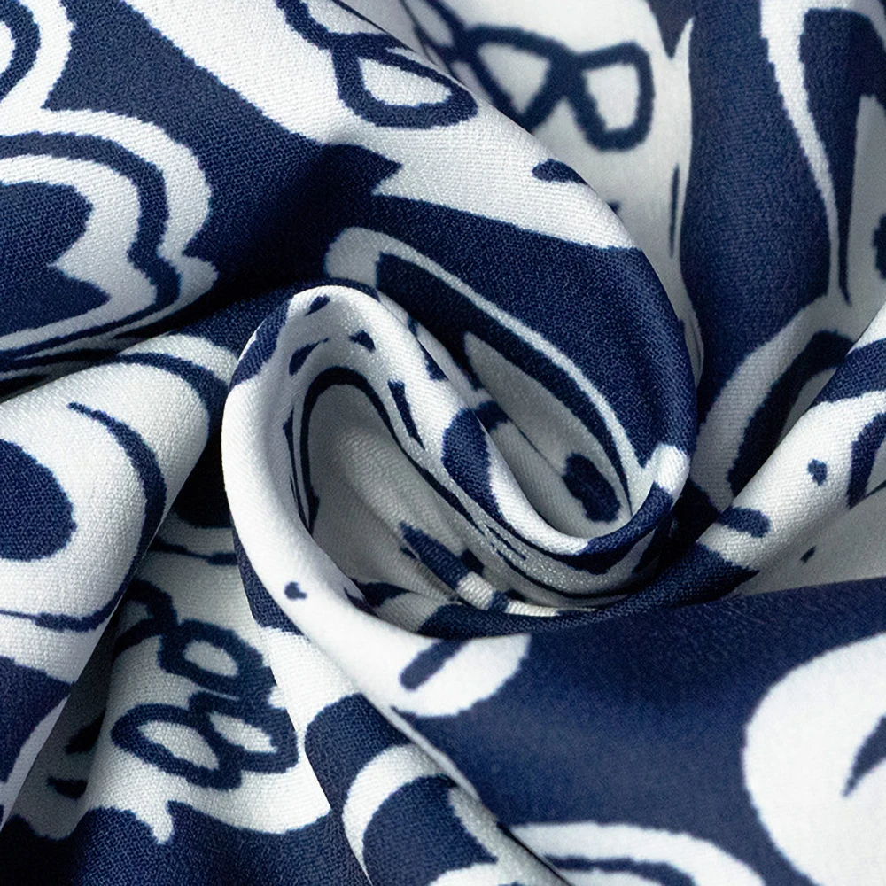 Платье женское в стиле бохо пляжный сарафан с цветочным принтом и рукавом