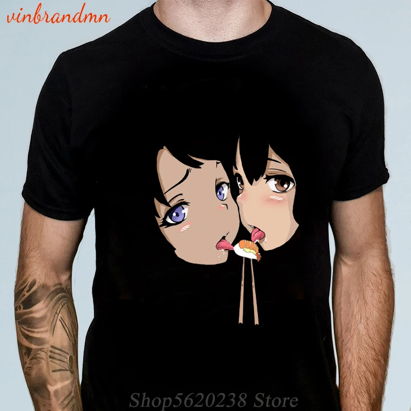 Футболка Otaku Ahegao Ecchi Etchi Hentai Lewd с отличным подарком Мужская футболка принтом