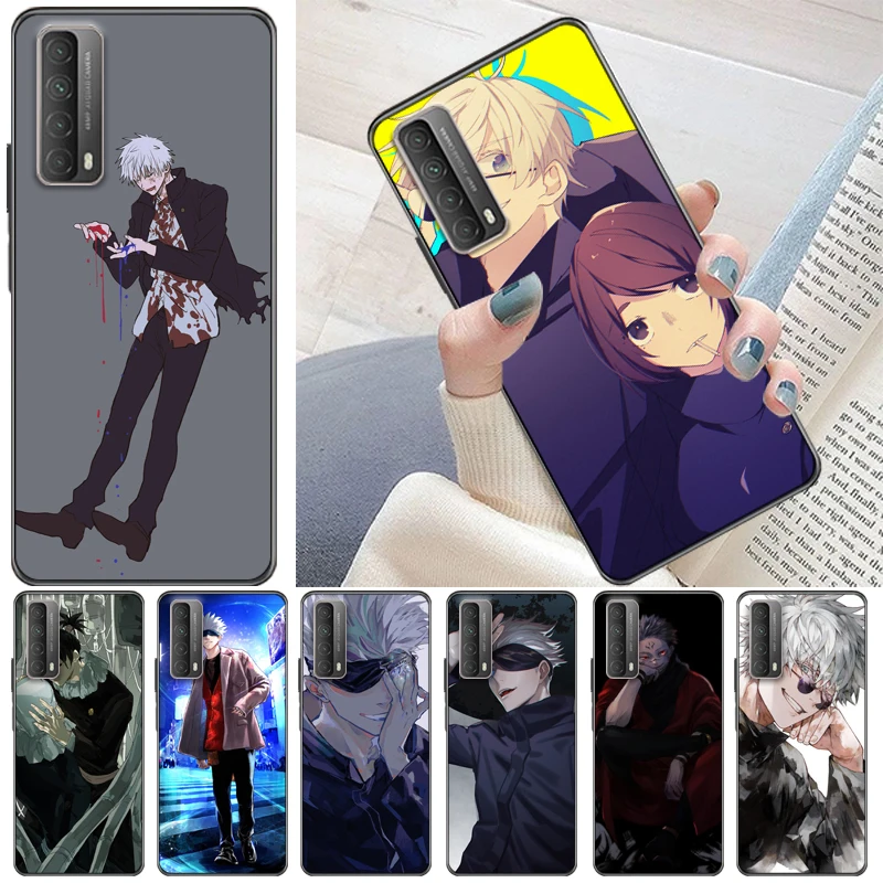 

Jujutsu Kaisen Satoru Gojo Fushiguro Megumi Sukuna Yuji Itadori Phone Case For Huawei P Smart Z 2019 2021 Funda Carcasa Cases