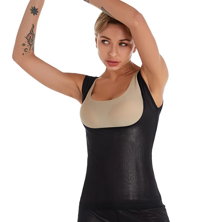 Hot Women Slimming Vest Shapewear Weight Loss Corset Waist Trainer Sweat Workout Fitness Sport Tummy Fat Burner Tank Top | Женская