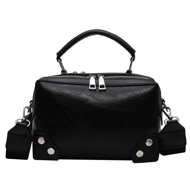 

Handbag 2021 new trendy fashion wild stitching texture small square bag large capacity casual shoulder messenger bag female bag
