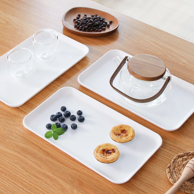 Креативное прямоугольное блюдо в скандинавском стиле поднос для хранения