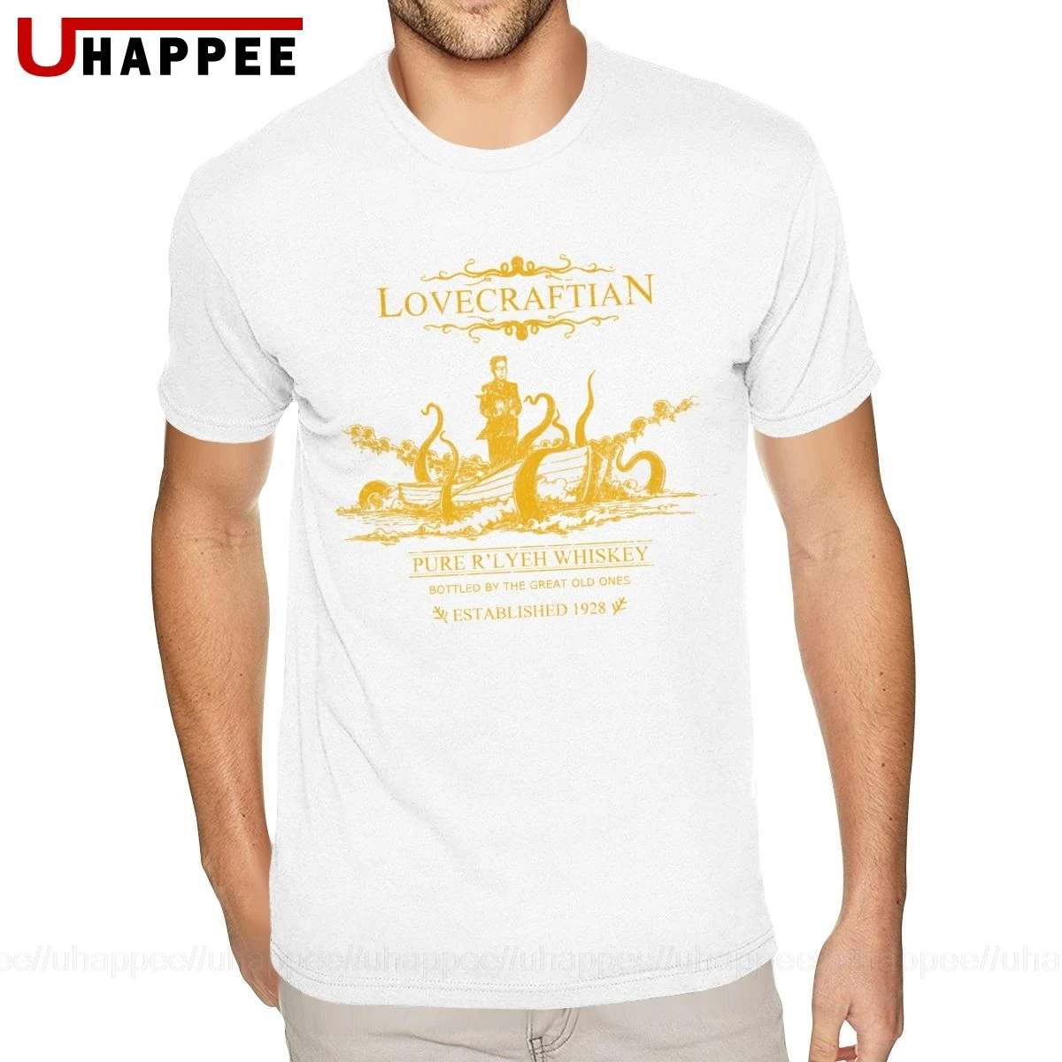 Большие и высокие Cthulhu Lovecraft Rlyeh Lovecraftian рубашки Homme Потрясающие дизайнеры с