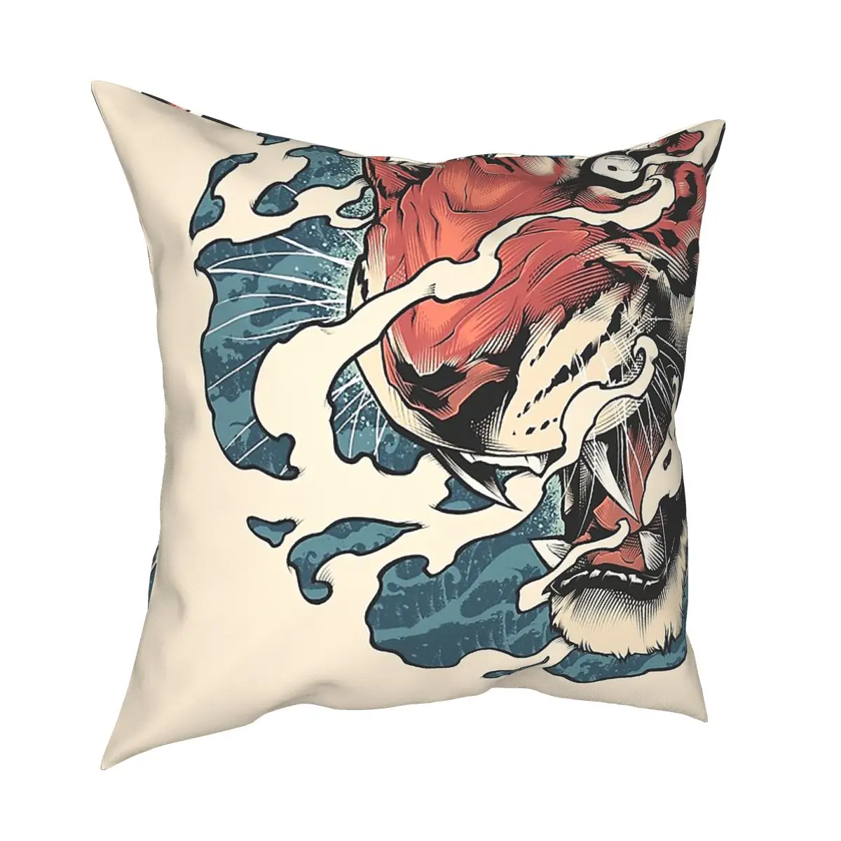 

Декоративная наволочка «японская Татуировка Тигра»