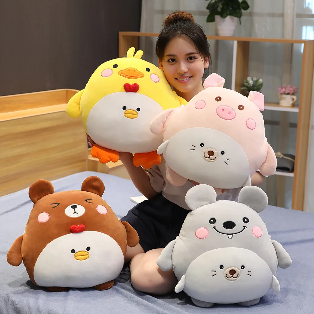 Precio Manta De 40cm + 90x170cm, Almohada De Peluche De Animales De Peluche, Plushies, Kawaii