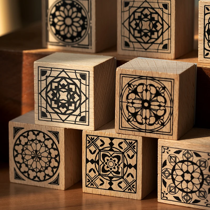 Винтажный декоративный штамп в стиле ретро деревянные и резиновые штампы для