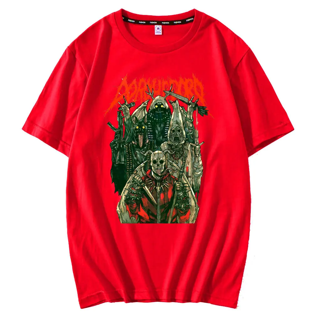 

Spring Summer Fashion Unisex Casual Loose Short Sleeve Male Hip Hop Creativity Tshirt Dorohedoro Welcome To Chaos Print T-shirt