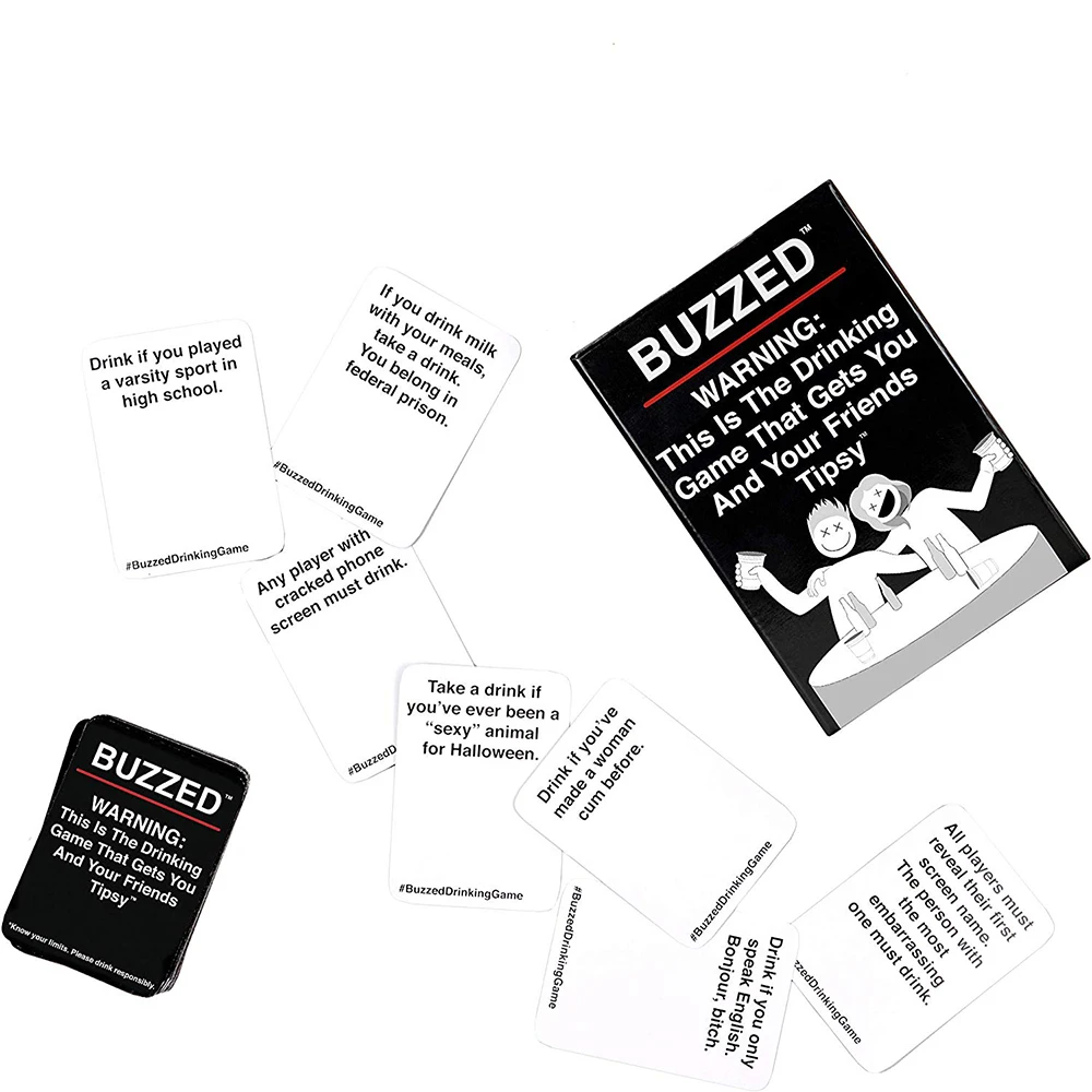 Buzzed настольная игра питьевая Веселая Игра вечерние которая поможет вам вашим