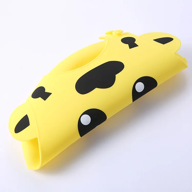 Модный силиконовый нагрудник водонепроницаемый детский однотонные нагрудники в