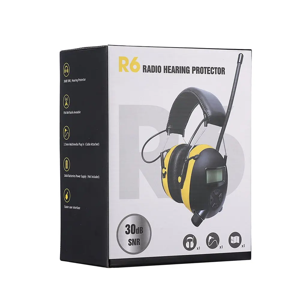 

Radio Gardening Noise Reduction Weeding External Audio Source Wireless Earmuff Multimedia Earmuff Entertainment