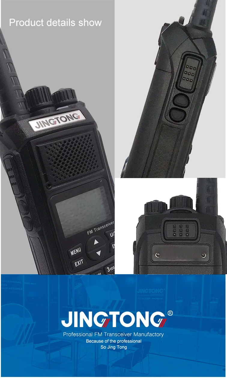 12 Вт портативная рация JINGTONG JT-5988 4800 мАч мощная радиосвязь многофункциональная cb радиостанция ham Радио telsiz
